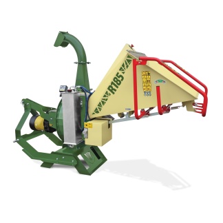 Hakselaar R185 Gedragen in driepunt met no-stress