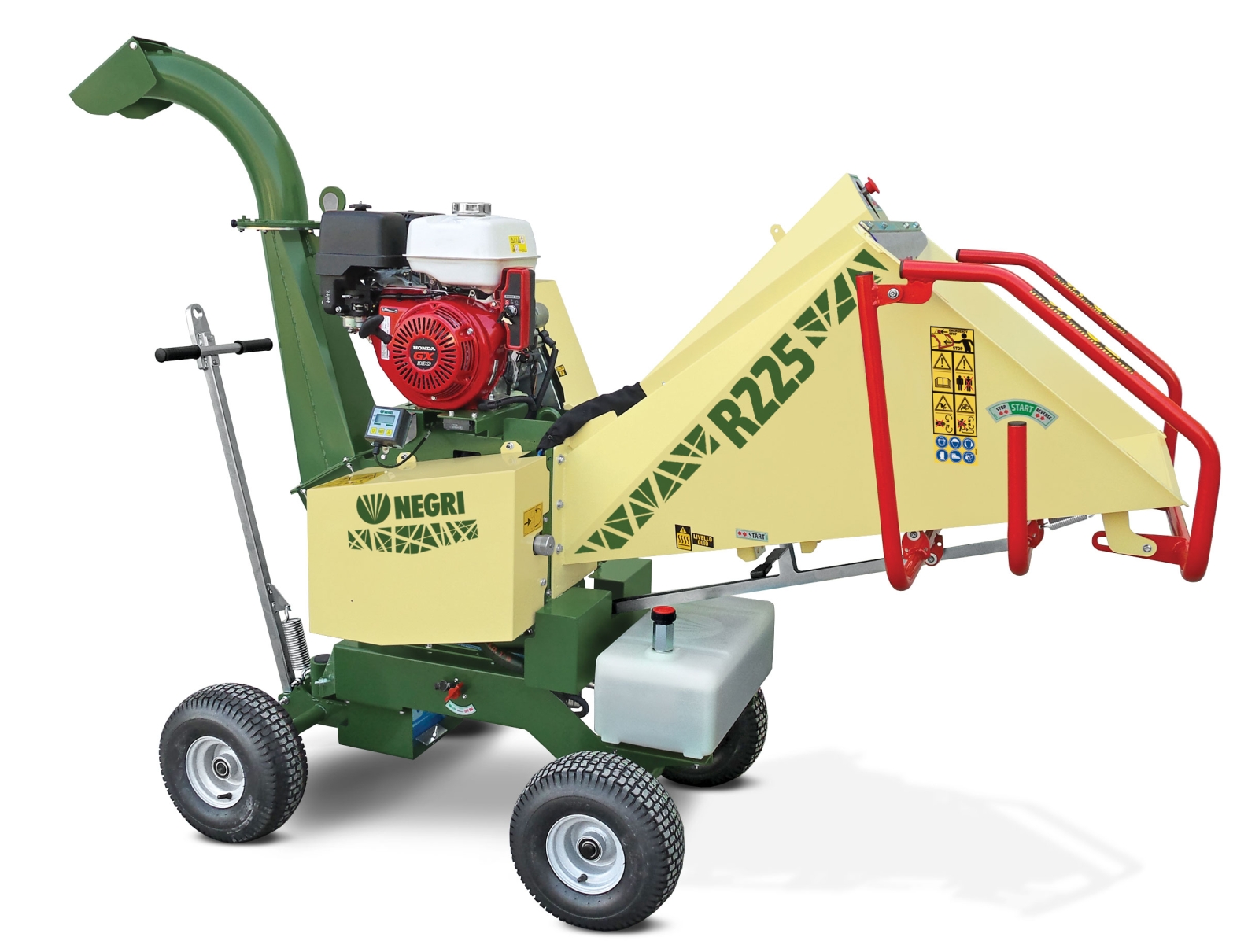 Hakselaar R225 Benzinemotor Honda GX390, no stress, e-start