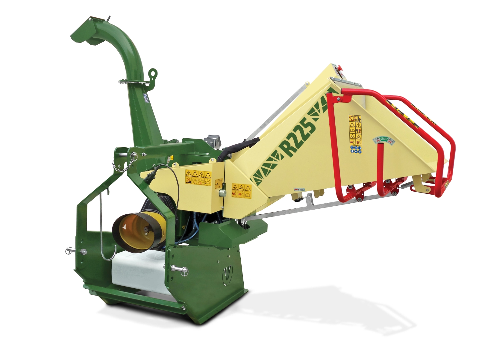 Hakselaar R225 Driepunt bevestiging , no stress