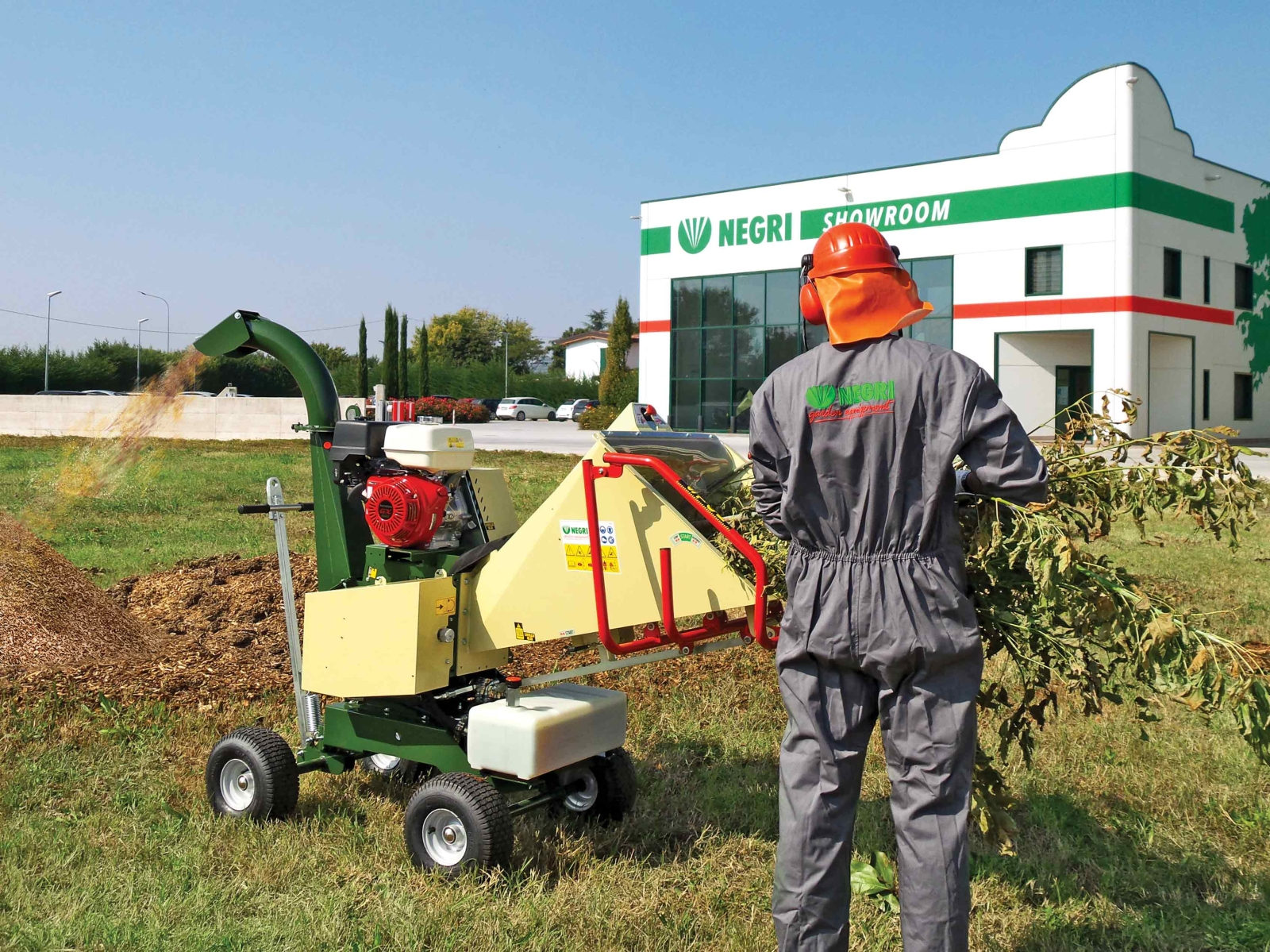 Hakselaar R225 benzinemotor Honda GX390, handstart