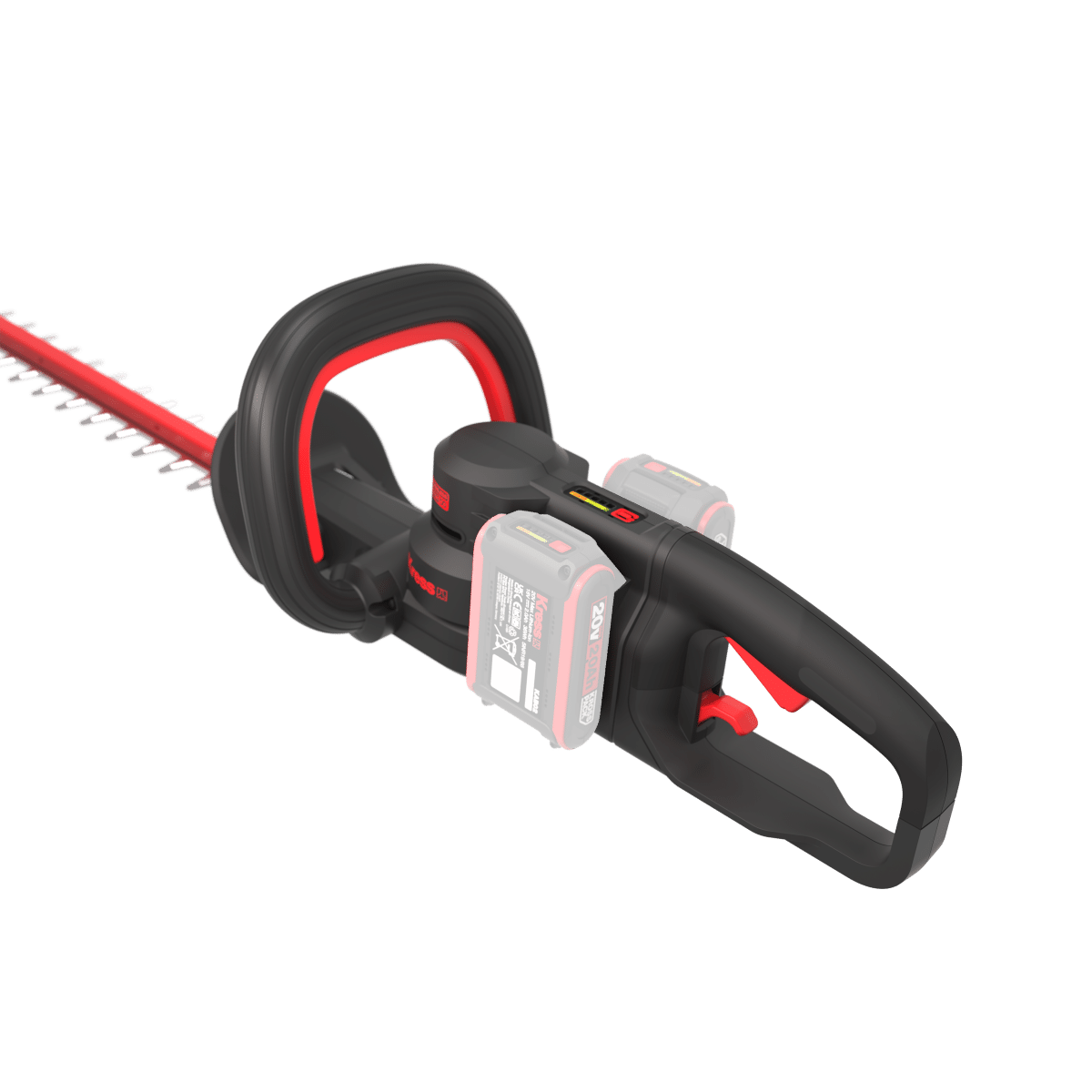 KRESS KG285E.9 40V ACCU-HEGGENSCHAAR – 61 CM BLADLENGTE – DRAAIBAAR HANDVAT – BODY ONLY