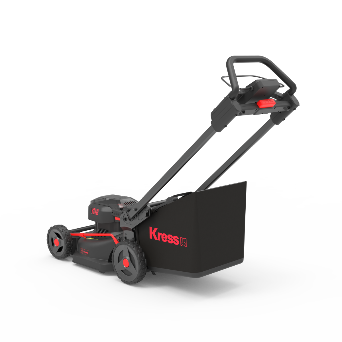 KRESS KG756E.9 ACCUGRASMAAIER 60V – 46 CM MAAIBREEDTE INCLUSIEF 2× KA3002 ACCU & KA3714 SNELLADER