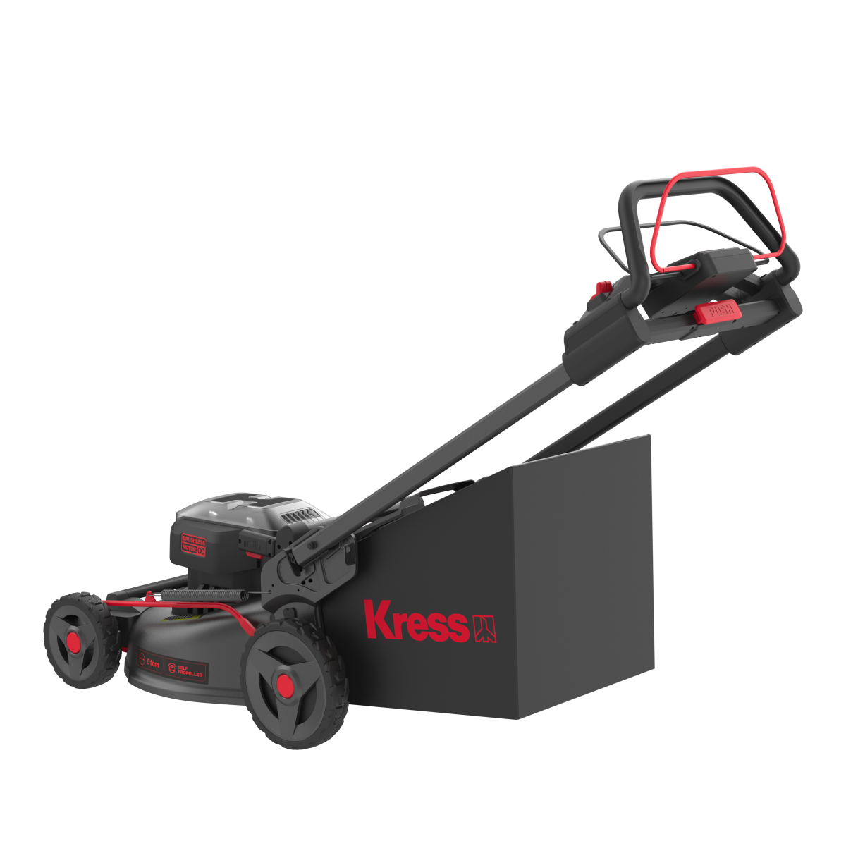 KRESS KG760E.9 ACCUGRASMAAIER 60V – 51 CM MAAIBREEDTE + ACCU-SET (2× KA3002 + KA3714)