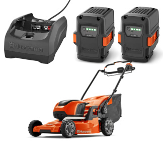 HUSQVARNA LC347IVX ACCUMAAIER INCL 2 ACCU'S EN OPLADER