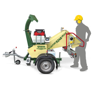 NEGRI Hakselaar R240 13pk Honda GX390 aanhanger