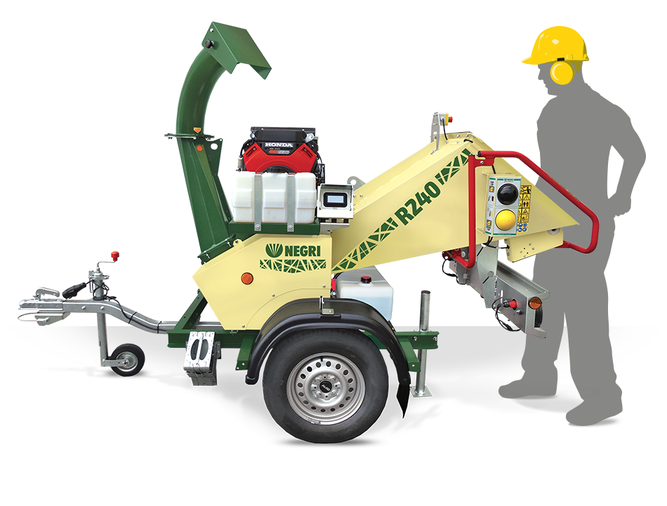 NEGRI Hakselaar R240 13pk Honda GX390 aanhanger