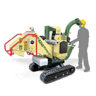 NEGRI Hakselaar R240 13pk Honda GX390 Benzine, rupsbanden